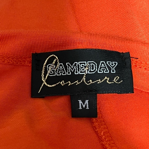 Clemson Ladies T-Shirt from Gameday Couture w/ Ruffled Sleeves - Size Medium - Picture 10 of 11